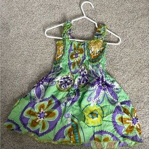 FLORAL DRESS DOMINICAN REPUBLIC